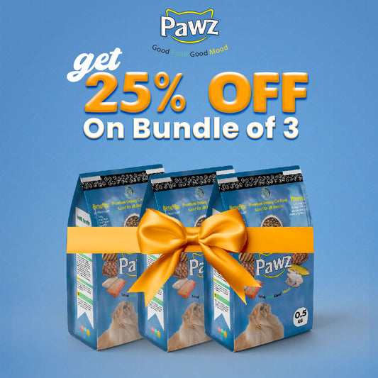 Pack of 3 : Pawz 500 Grams