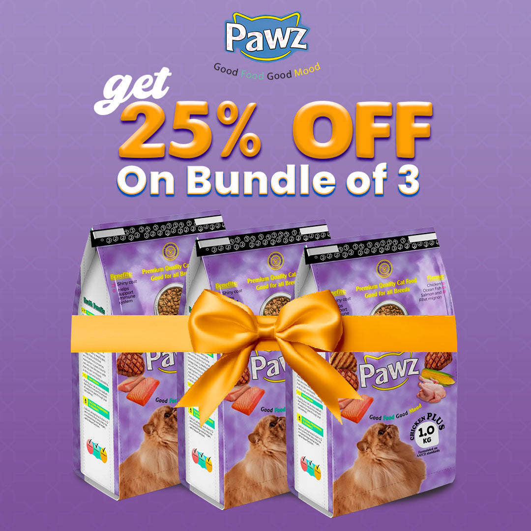 Pack of 3 : Pawz Chicken Plus (1Kg)